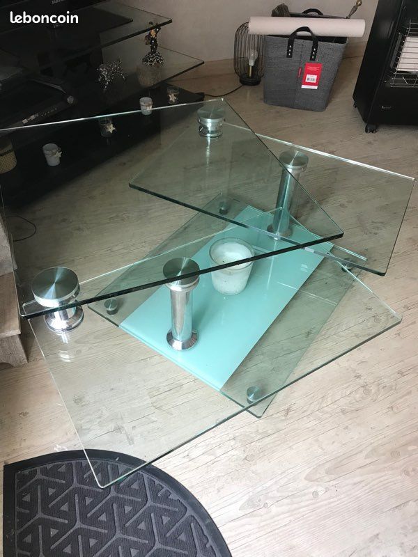 Table basse en verre (image 2)
