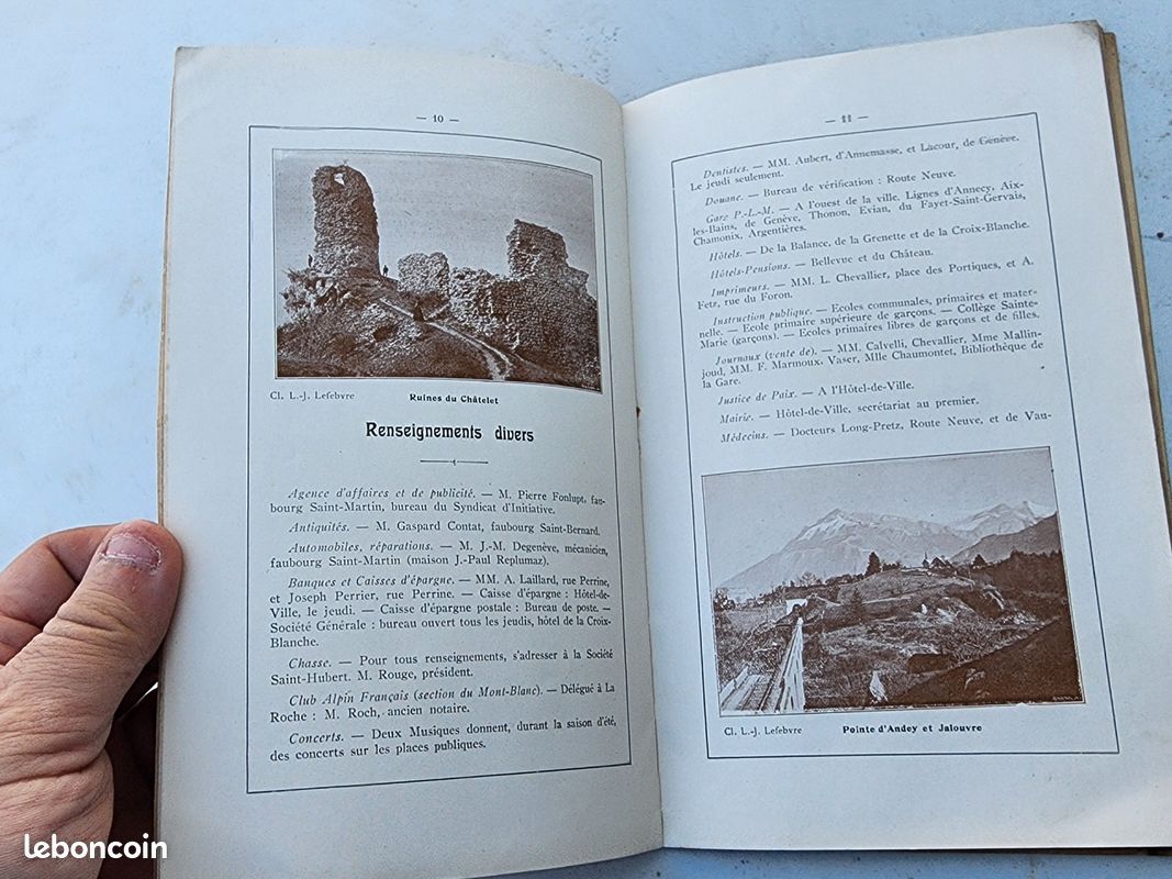 Guide touristique La Roche-sur-Foron 1912 Haute-Savoie édition ancienne (image 6)