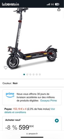 Occasion en très bon état, Nouvelle Trottinette électrique Barooder 3 Pro