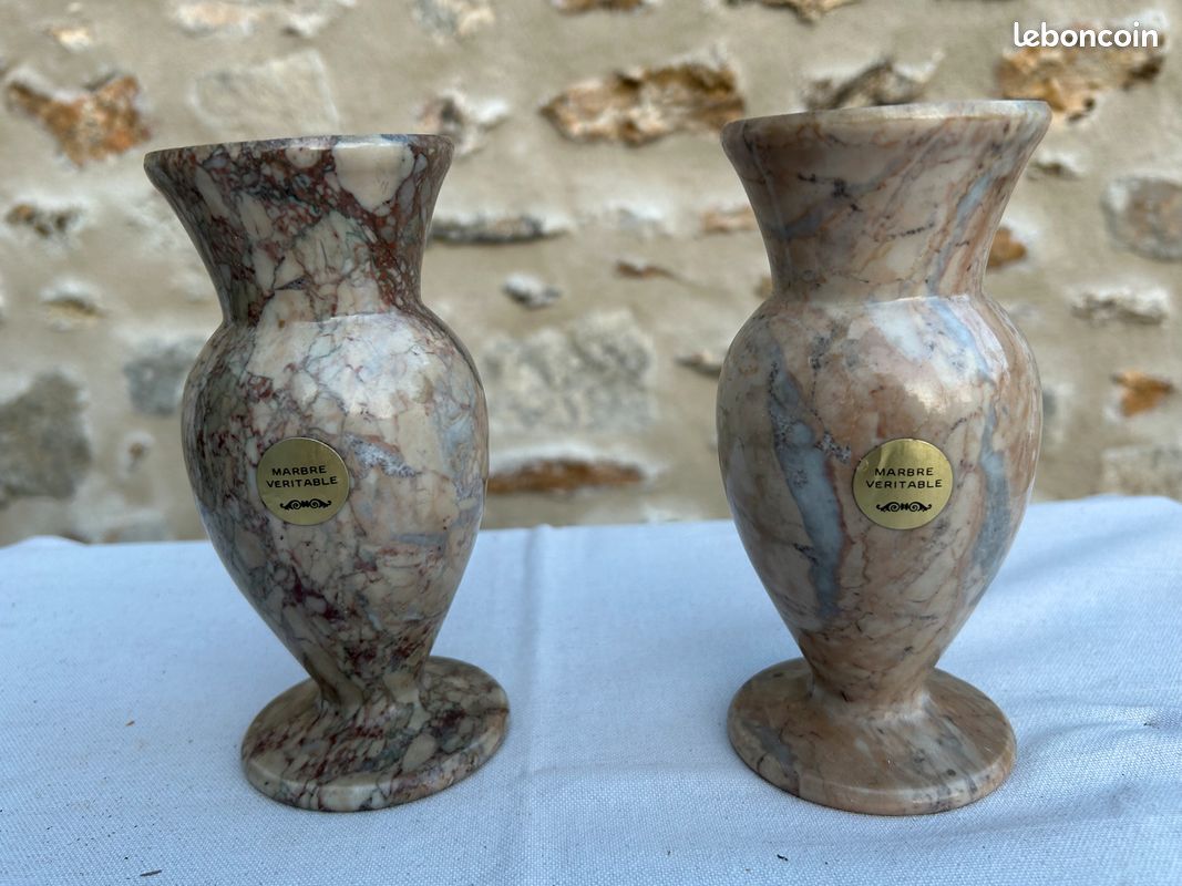2 vases en marbre (image 3)