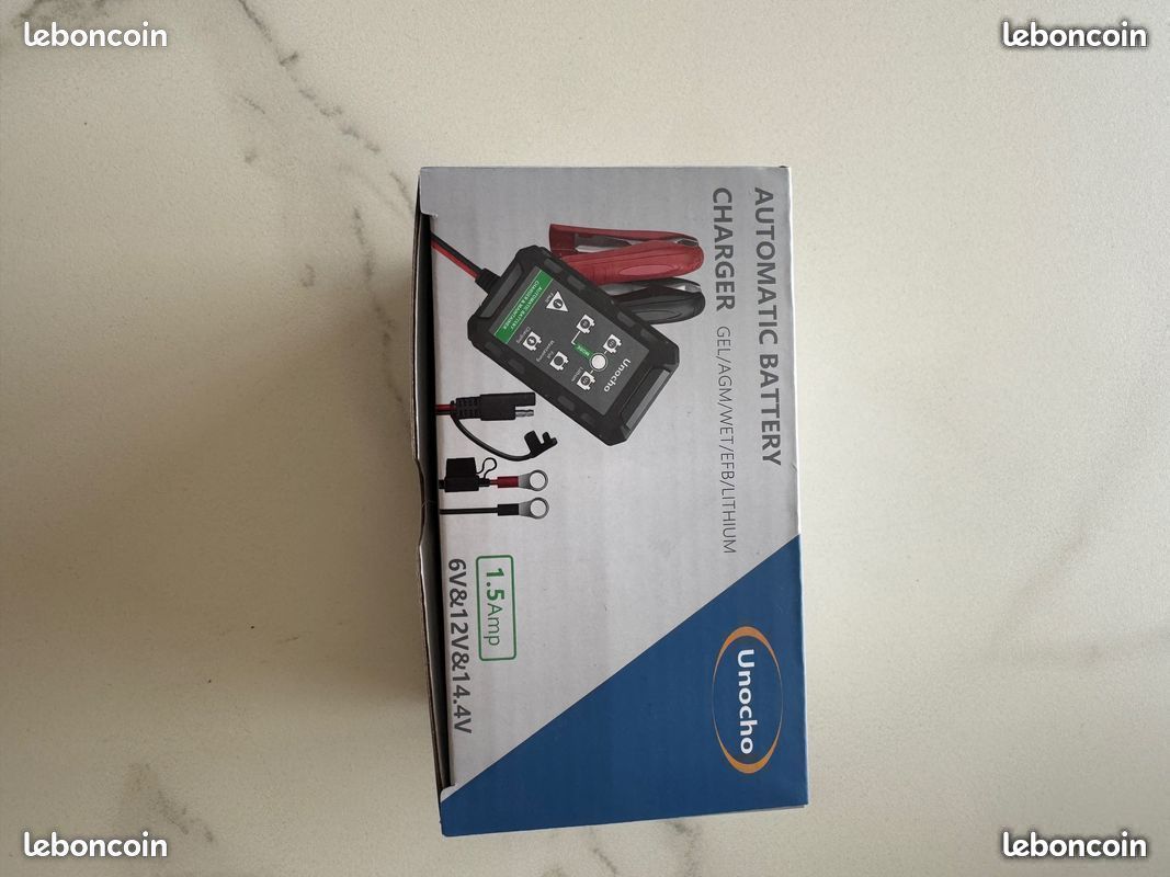 Chargeur Automatique Intelligent pour Batteries au Plomb 6V 12V (image 2)