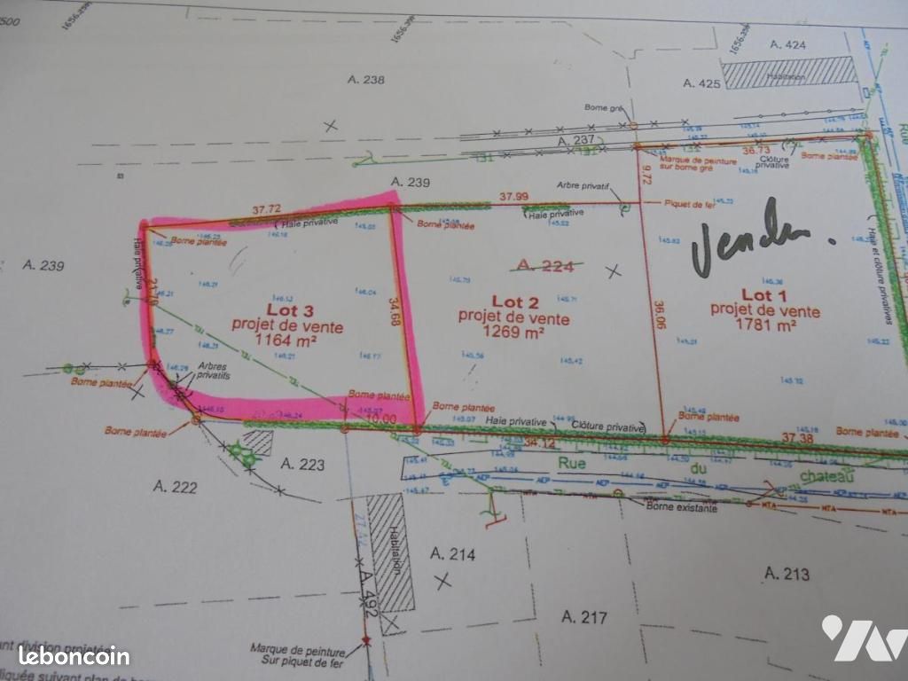Terrain 1164 m² · à Foufflin-Ricametz · 1 164 m² · 48 240 €