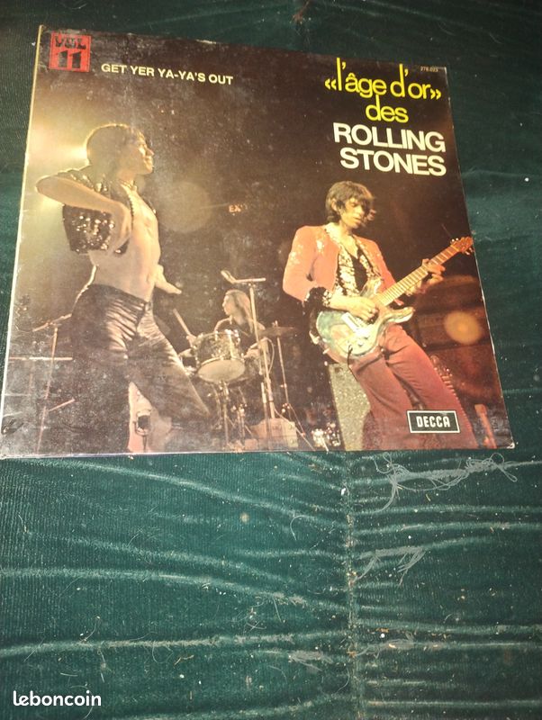 Disque vinyle 33 Tours Rolling Stones " volume 11 l'age d'or'" (image 1)