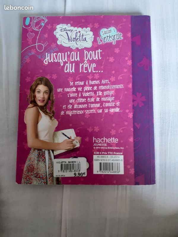 Livre violetta "jusqu au bout du rêve " Disney (image 2)