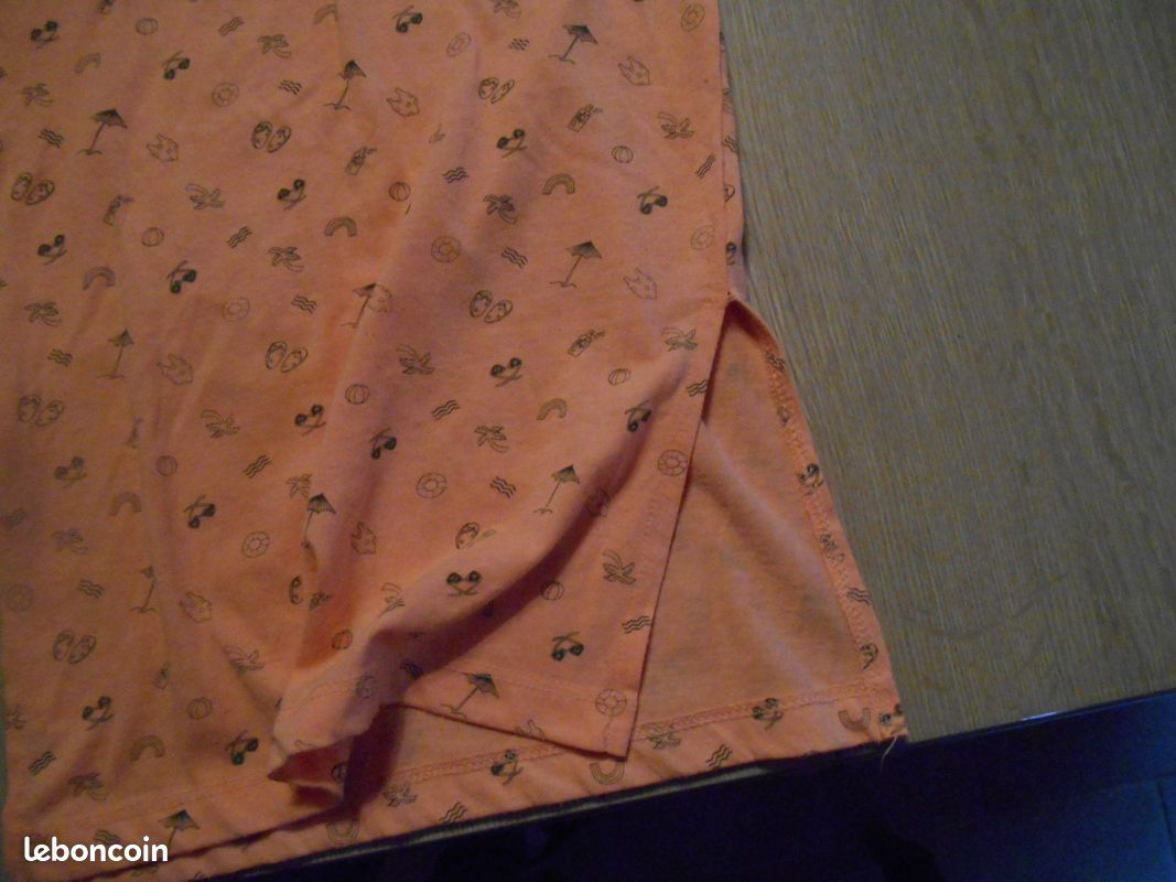 Robe d'été saumon avec motif (image 4)