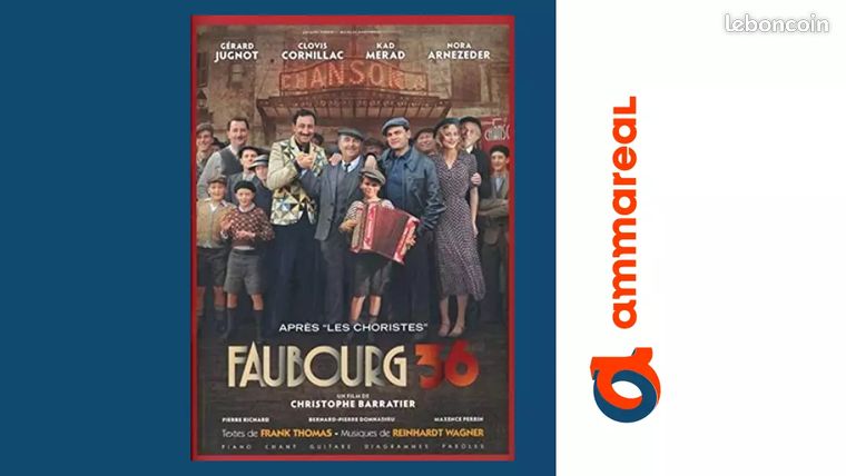 Partition Faubourg 36 - Chant, Piano Et Accords Guitare - Recueil De Musique