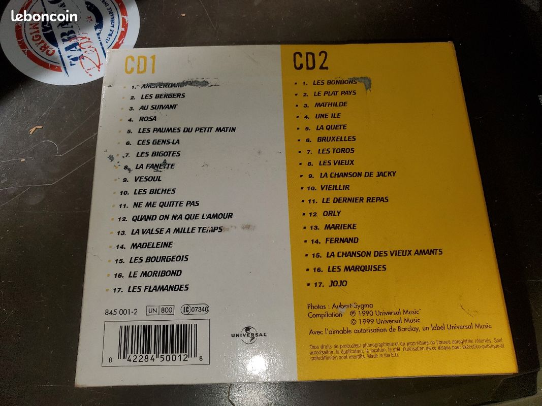Cd de Jacque brel (image 4)