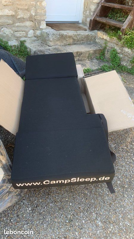 Lit d'appoint CampSleep 150cm siège avant cabine Volkswagen T4/5/6, Renault Trafic, Mercedes Vito, Viano, et autre fourgon aménagé (image 1)