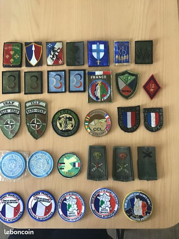Lot D'insignes Militaires US Air Force - Patchs Tissu, Badges Armée Américaine - Occasion