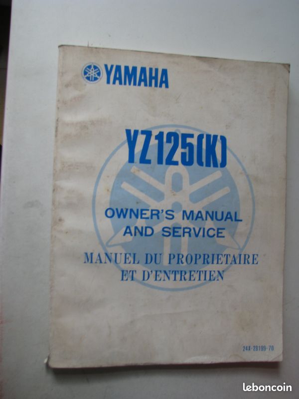 Revue technique Yamaha YZ 125 (K) (image 1)