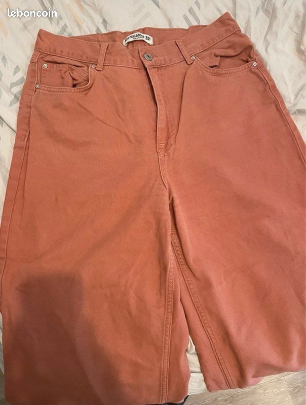 Jeans wide taille haute (image 1)