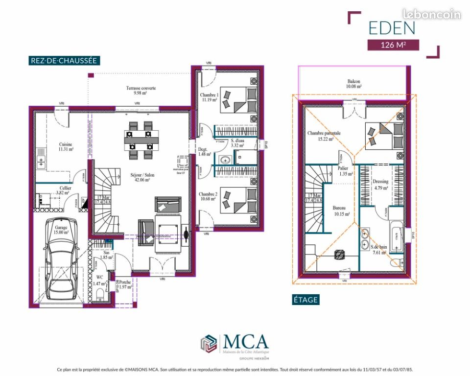 Maison 6 pièces 126 m² - Labenne 40530 (image principale 5)