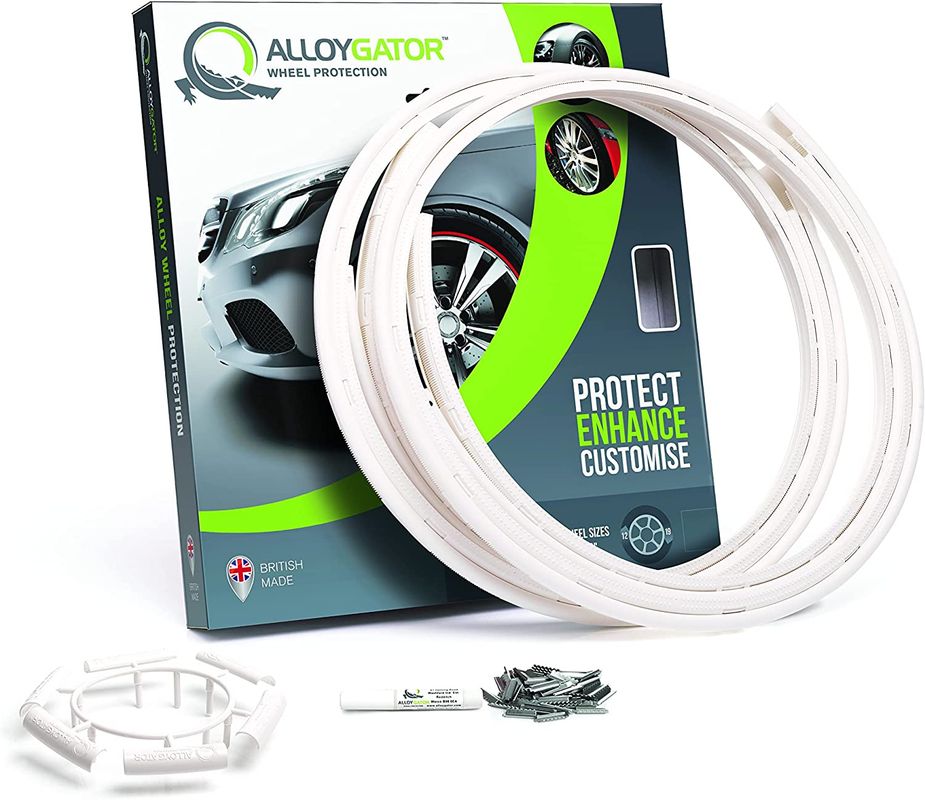 AlloyGator Blanc Protecteurs de Roue en Alliage Protecteurs de