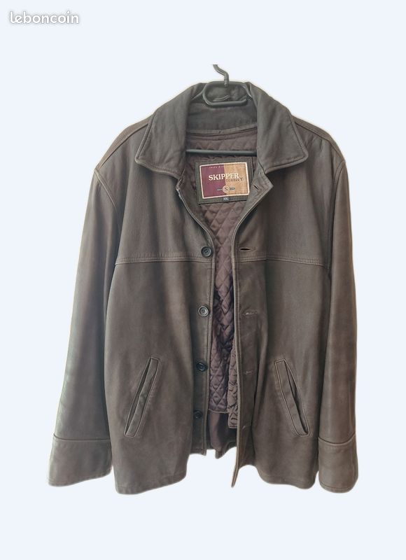 Veste en cuir Skipper hommes Vêtements
