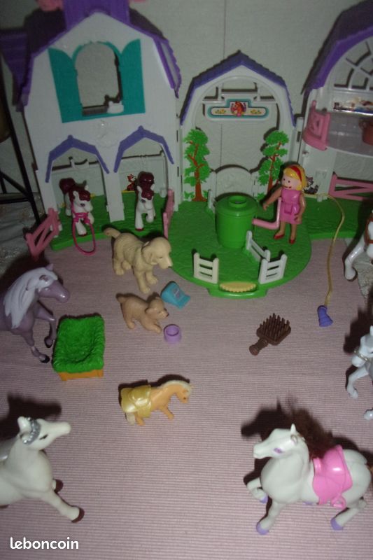 JOUET LA FERME avec FERMIERE + FILLE + CHEVAUX (image 5)