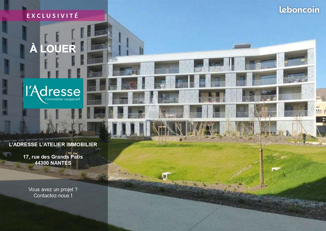 Appartement 1 pièce 35 m² · à Nantes · 35 m² · 582 €/mois