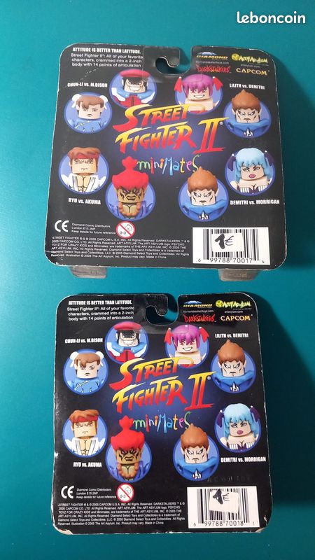 Lot de 2 blister Street Fighter 2 - Capcom - Minimates (image 5)
