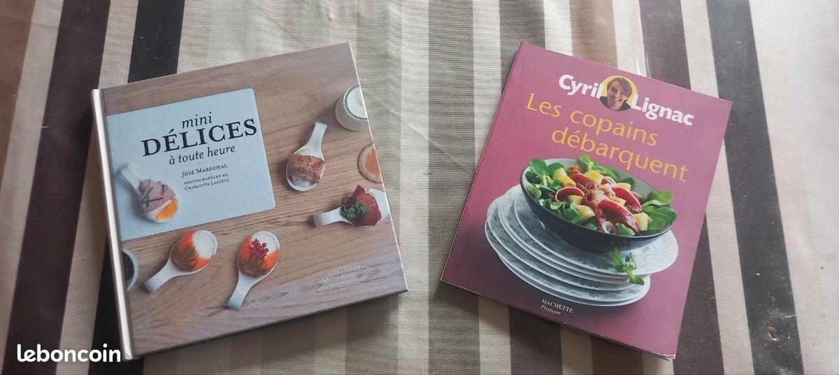 Lot de 2 livres de recettes de cuisine (image 1)