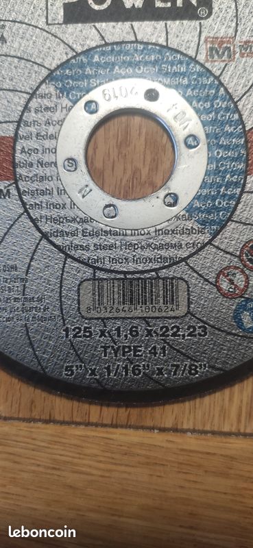 Disque a tronçonnée 1,6 (image 2)