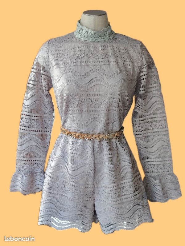 Missguided Lace Jumpsuit Size 12 UK FR40 (image 4)