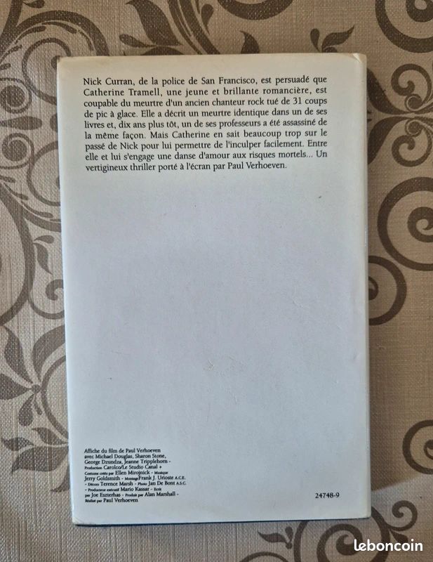 Livre Basic Instinct (image 2)