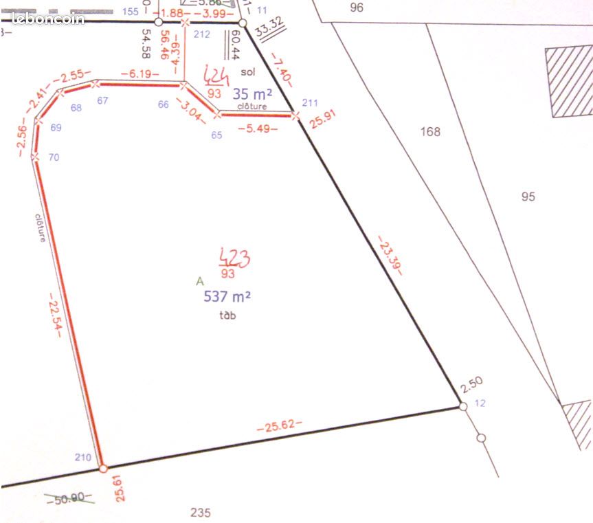 Terrain constructible de 627m² à Merxheim (68500) · 110 000 €