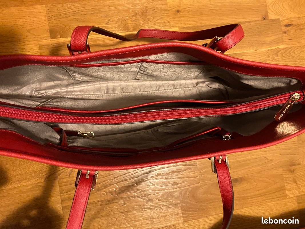 Sac tote Mickael Kors rouge (image 2)