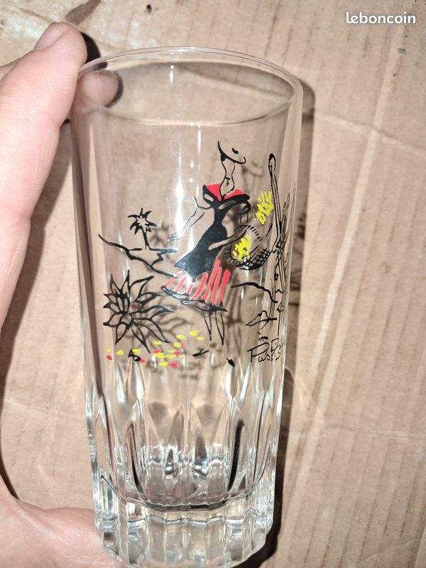 2 verres pastis publicitaire duval(hj) (image 1)