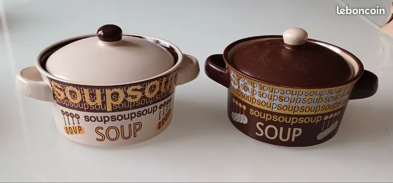Lot de 2 cocottes (image 1)