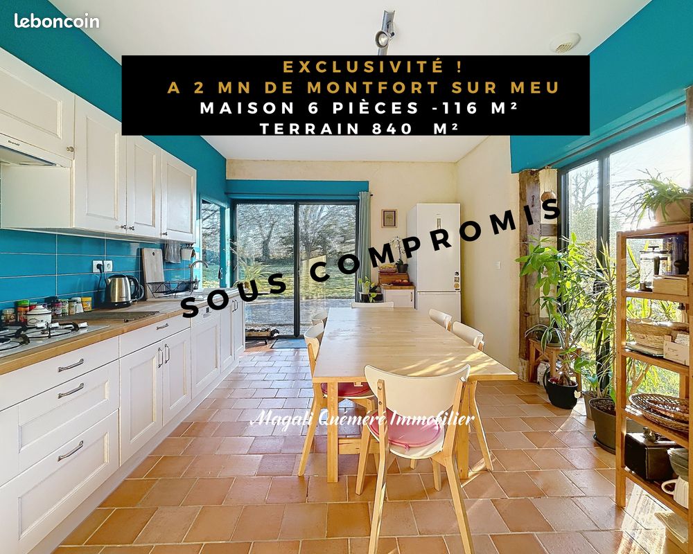 Maison 7 pièces 116 m² · à Montfort-sur-Meu · 116 m² · 324 890 €