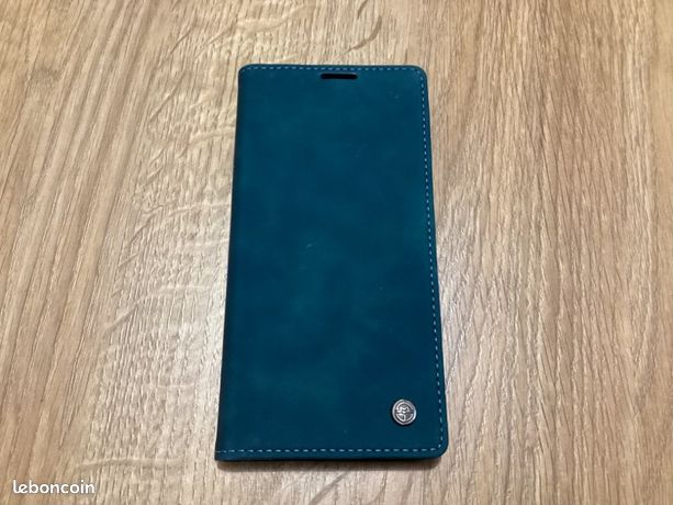 SUANPOT Coque Portefeuille Magnétique RFID Pour Xiaomi Redmi Note 14 5G – Cuir PU Premium Vert Clair + Fentes Cartes