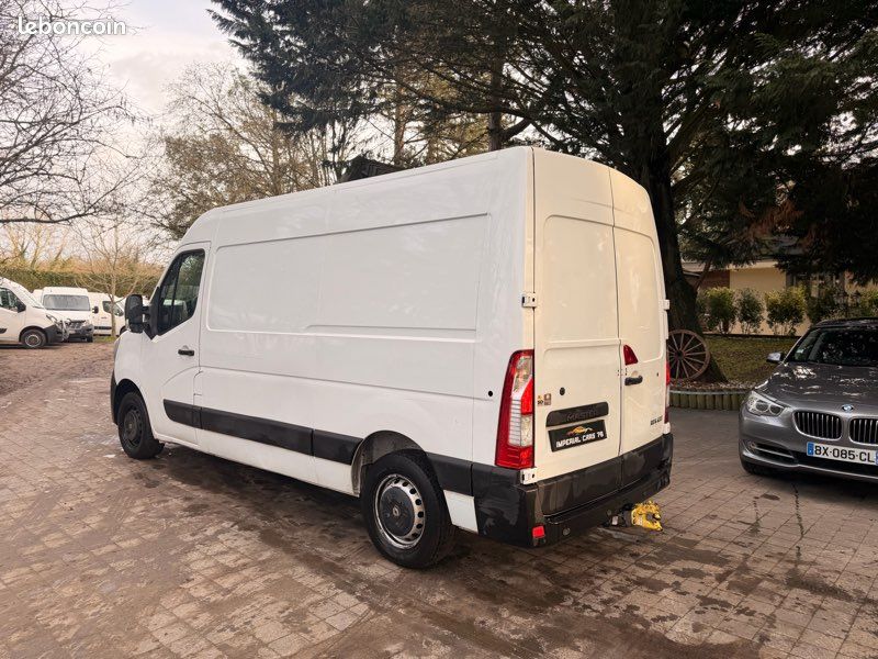 Renault master l2h2 2,3 dci 135 grand 3.5t confort fgn trac - 12 908 ht - tva récupérable - sort de revision - aucun frais a prévoir (image 3)