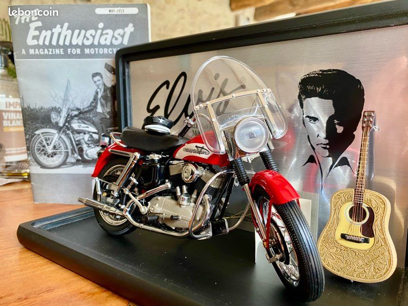 Moto De Collection Franklin Mint Harley-Davidson édition Limitée Noël 2003 - Pièces Manquantes