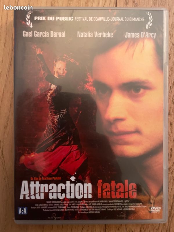 DVD Attraction fatale Gael Garcia Bernal Natalia Verbeke James d'Arcy Festival de Deauville (image 1)