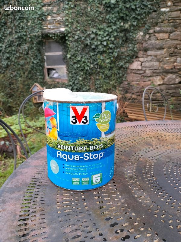 Peinture V 33 aqua-stop satin olivier (image 1)
