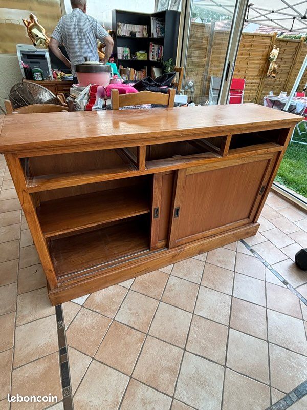 Buffet bas en teck (image 1)