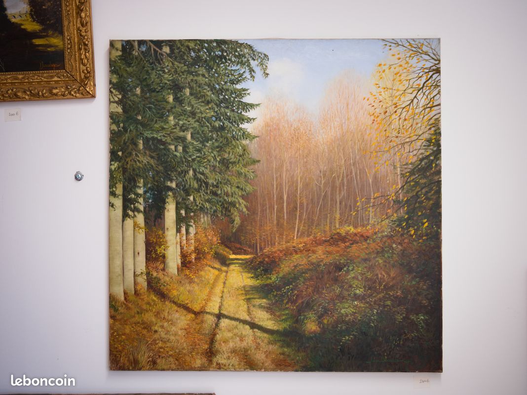 Huile sur toile XXe signée - Jean Beaudoin (image 1)