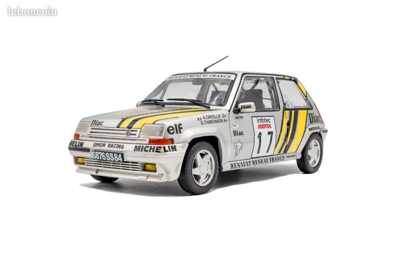 Renault 5 GT Turbo MK2 Tour de Corse 1/18 Solido (image 1)