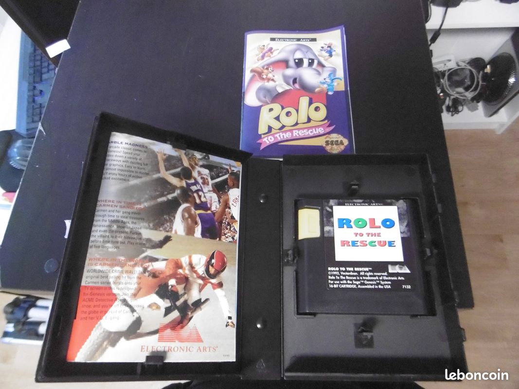 Jeu Rolo To The Rescue Complet Sur Sega Megadrive - Bon état - Éditions SEGA