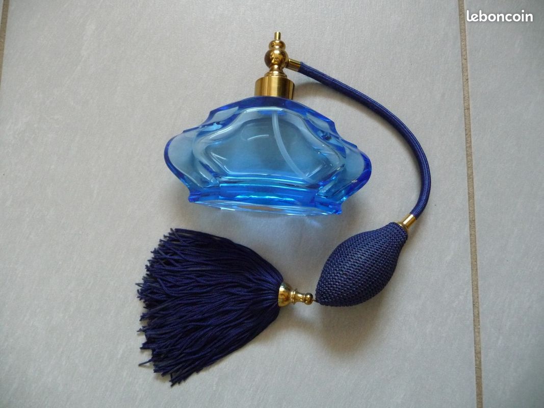 Vaporisateur en véritable cristal bleu 24 % pbo - Neuf (image 4)