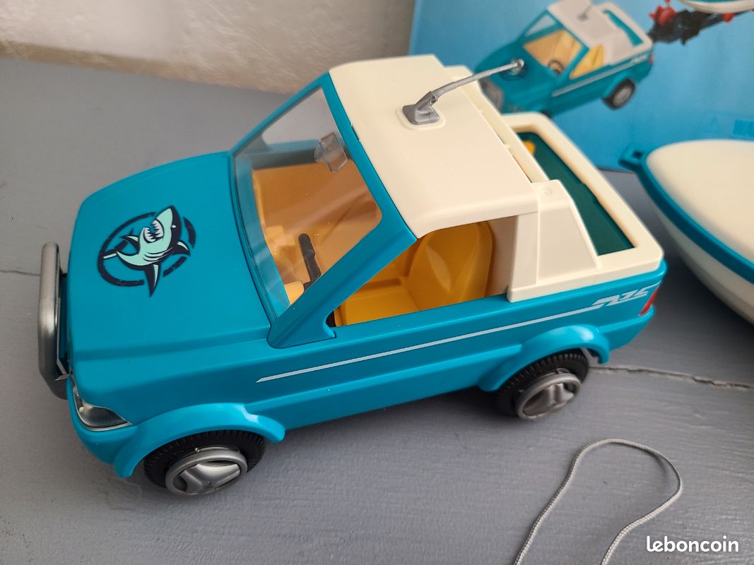 Playmobil 6864, véhicule tout terrain avec remorque et bateau (Summer Fun) neuf (image 3)