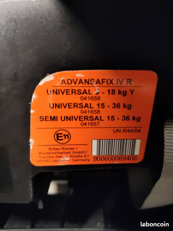 Siège auto romer advancefix IV R (image 2)