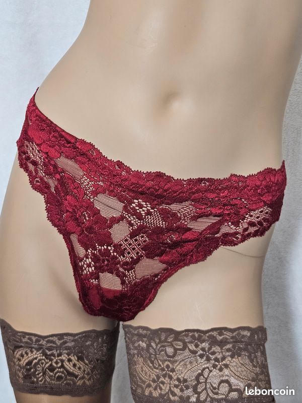 Lot De 20 Culottes La Perla Taille 3 - Modèle String/Thong, Couleur Noir - Neuf Avec Étiquettes