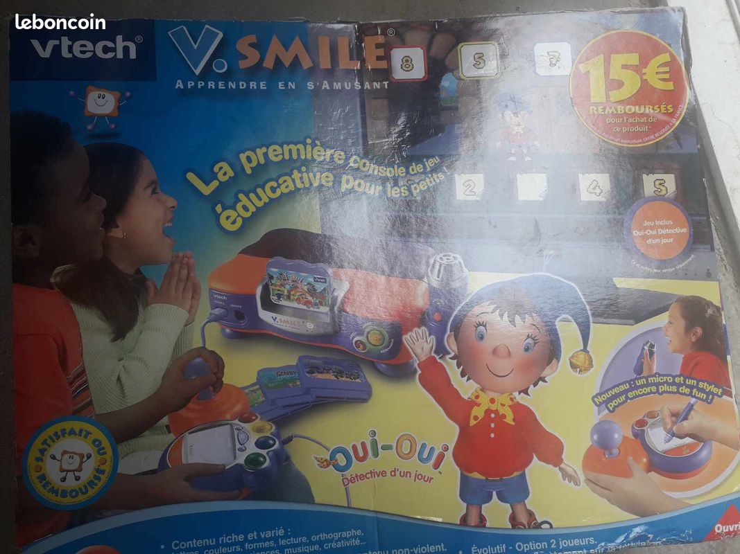 Jeu V.Smile – Oui-Oui Détective D'un Jour – Console Vtech – Complet Testé