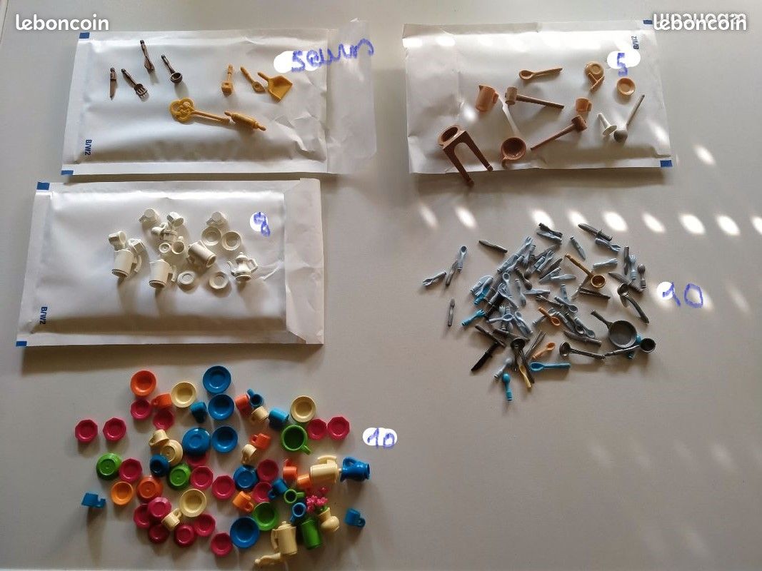 Playmobil lot au choix :accessoires vaisselles série rose nostalgie .... (image 1)