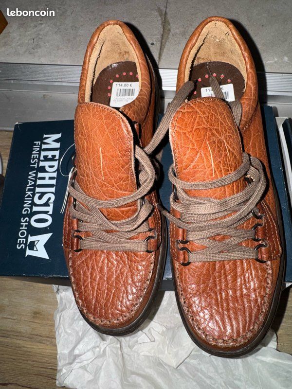 MEPHISTO CHAUSSURES CUIR HOMME (neuves) Chaussures
