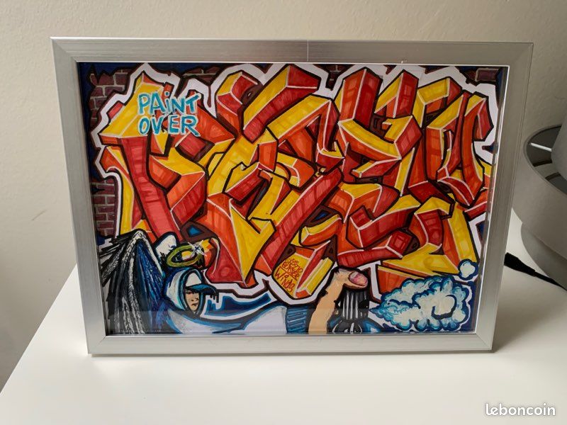 Cadre graffiti cadeau A4 (image 1)