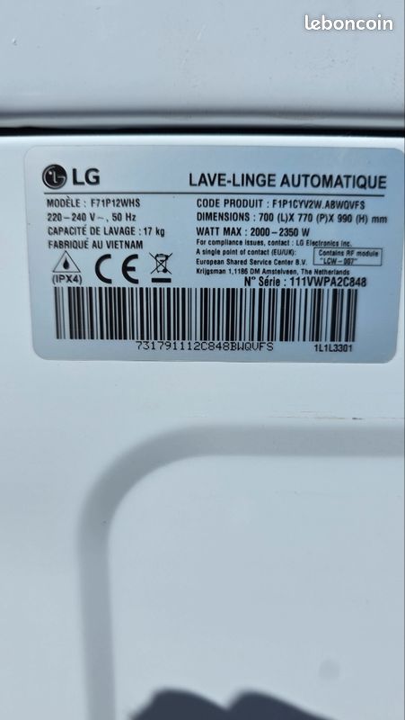 Machine a laver (image 3)