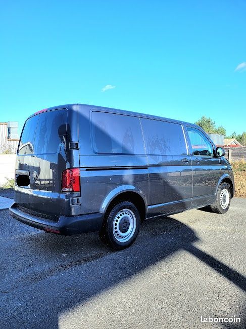 VW TRANSPORTER T6.1 Gris Iridium - 04/21 - 144Mkm - Usage Autoroutier/Etat +++/CarPLAY/Suivi VW/Révisé/Plancher Inox/TVA (image 3)