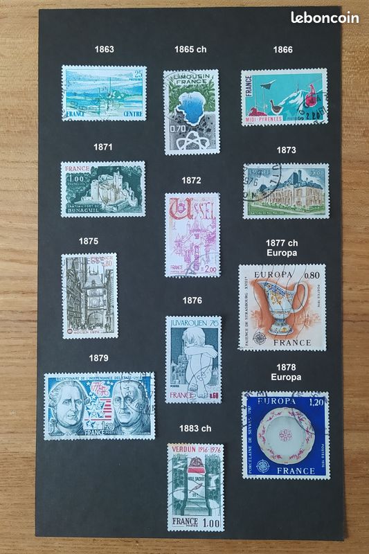 FRANCE LOT 60 timbres oblitérés différents du début des années 2000 EUR 2,50 - PicClick FR